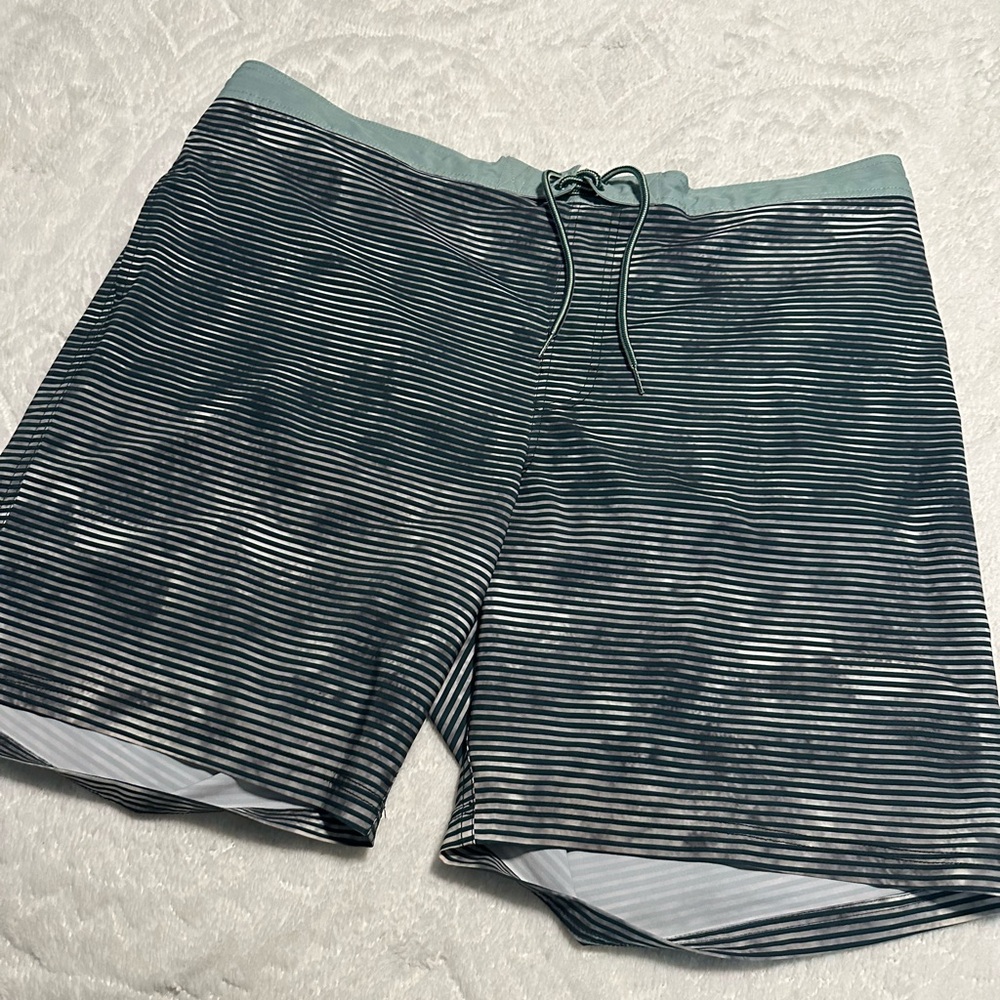 Striped Swim Trunks for Men
